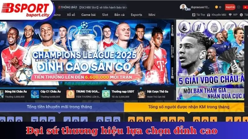 Đại sứ thương hiệu lựa chọn đỉnh cao