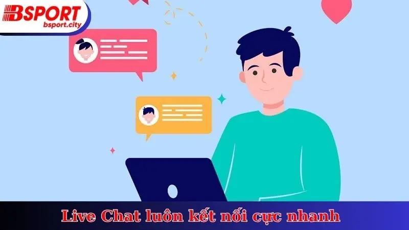 Live Chat luôn kết nối cực nhanh